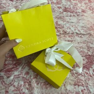 Kendra Scott Vibrant Yellow Gift Bag